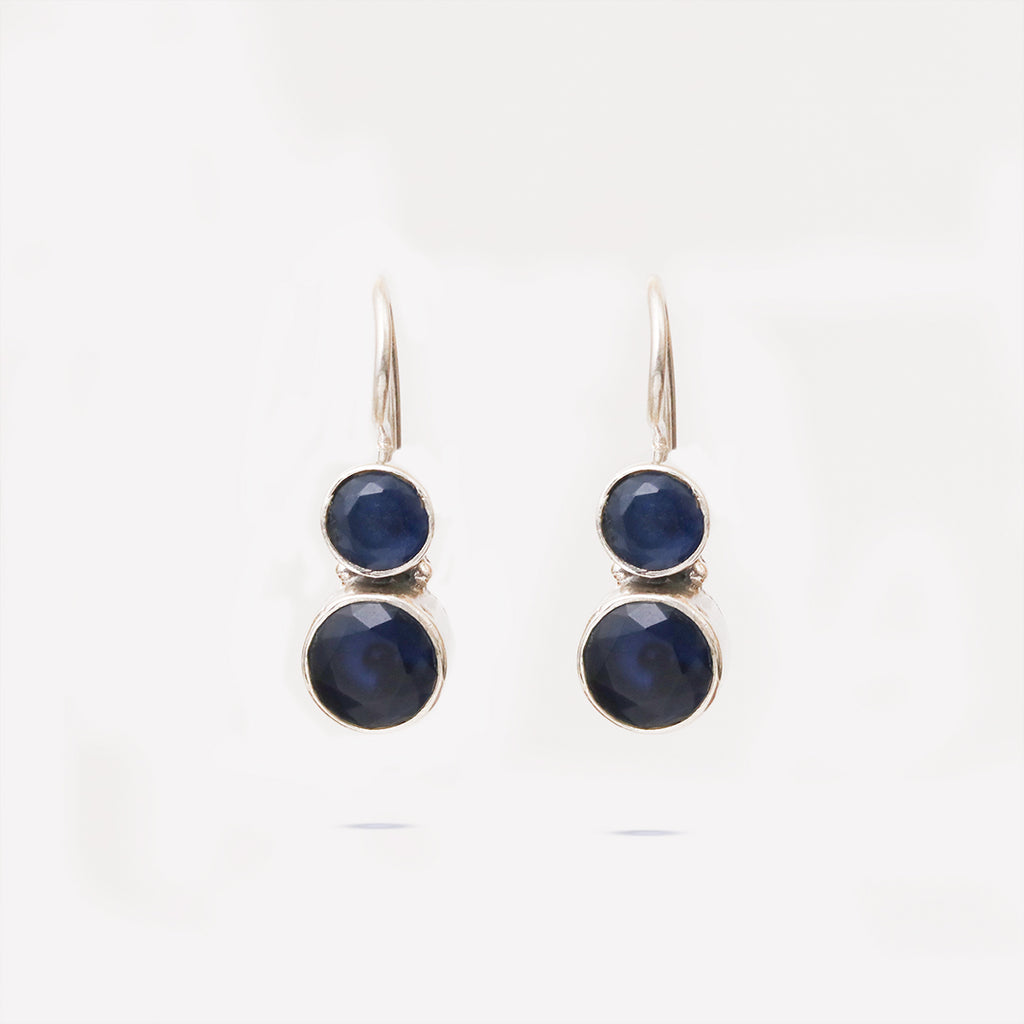 Cute Hydro Blue Sapphire Earrings
