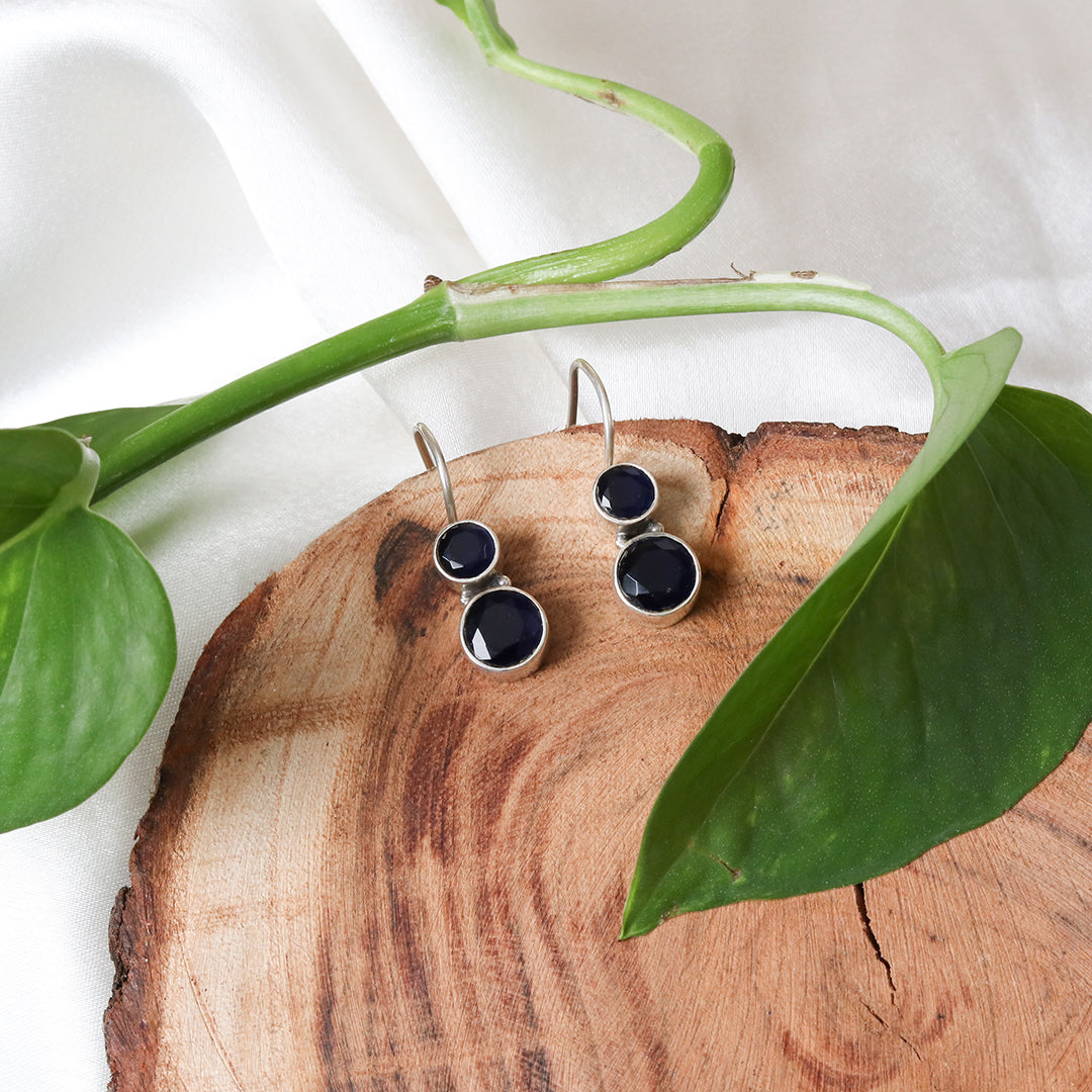 Cute Hydro Blue Sapphire Earrings