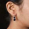 Cute Hydro Blue Sapphire Earrings