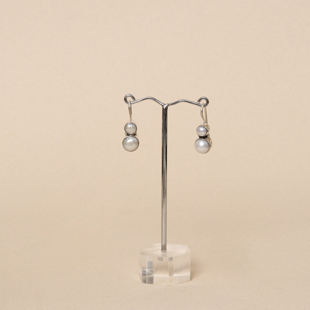 Elegant Pearl Hook Earrings