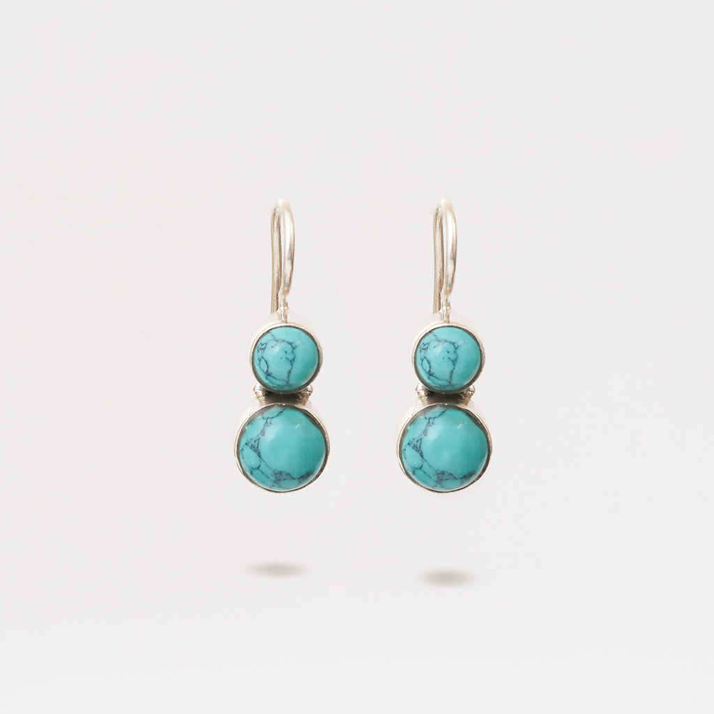 Cute Hydro Turquoise Earrings – view 2 of 11