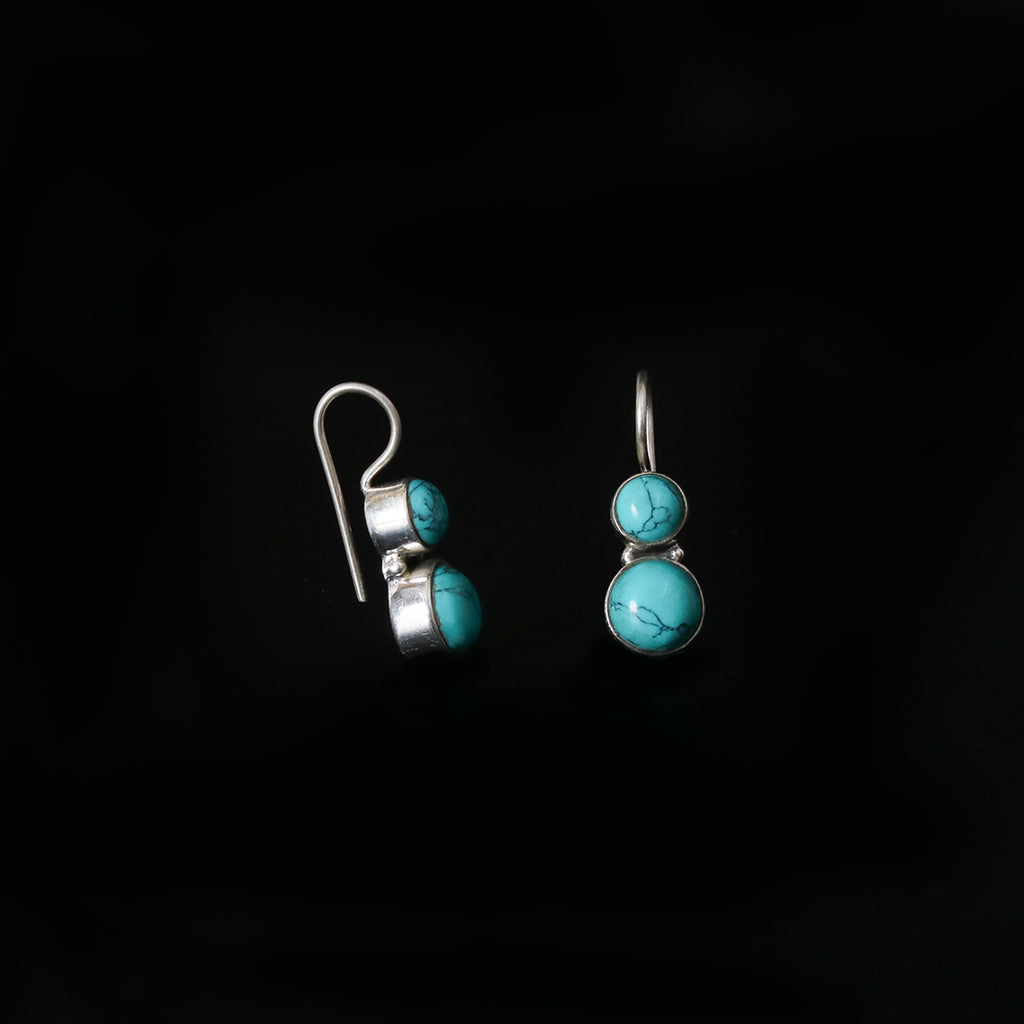 Cute Hydro Turquoise Earrings – view 6 of 11