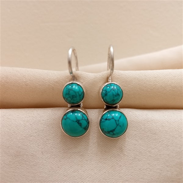 Cute Hydro Turquoise Earrings – view 8 of 11