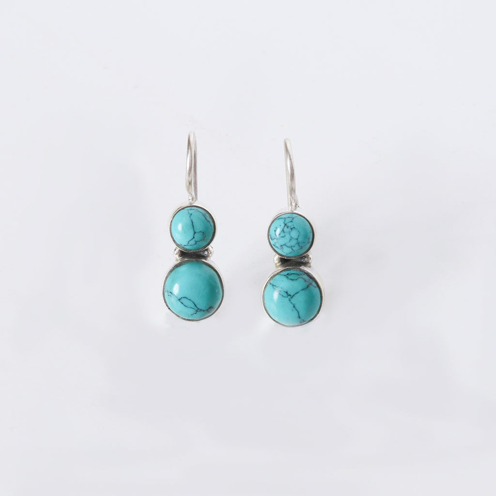 Cute Hydro Turquoise Earrings – view 5 of 11