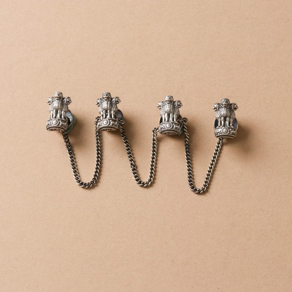 Emblem Kurta Button
