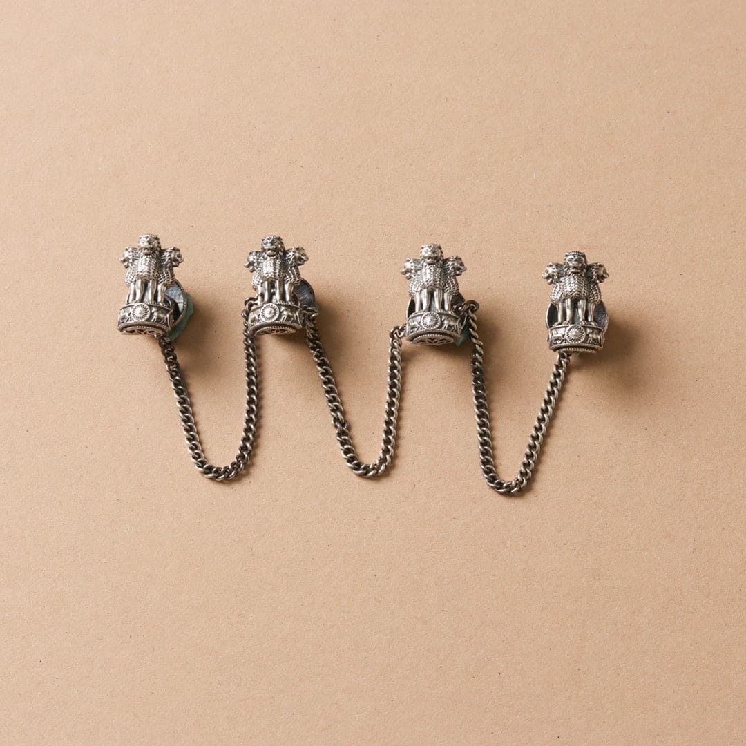 Emblem Kurta Button