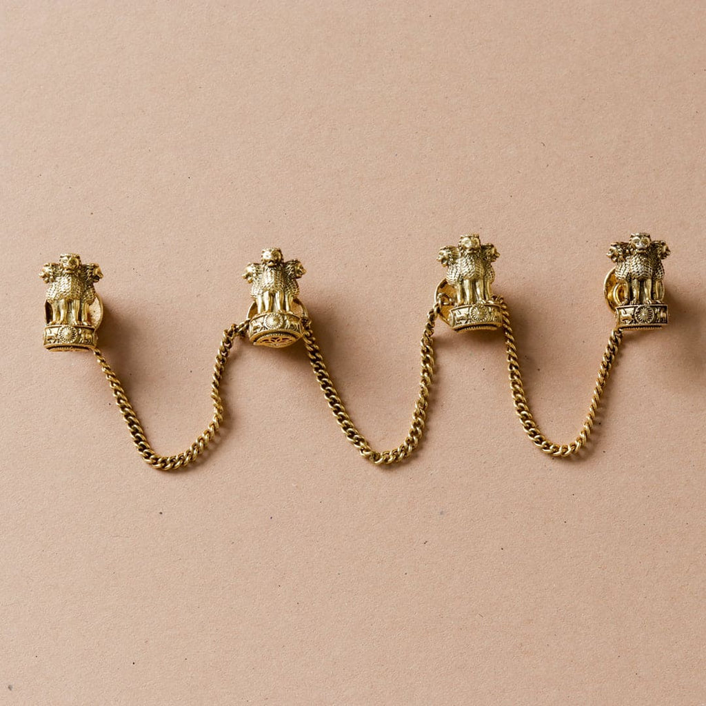 Emblem Kurta Button