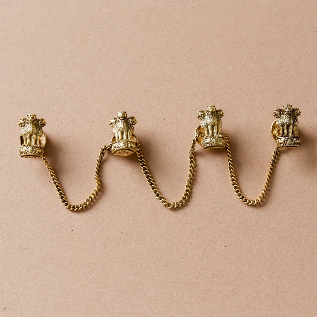 Emblem Kurta Button