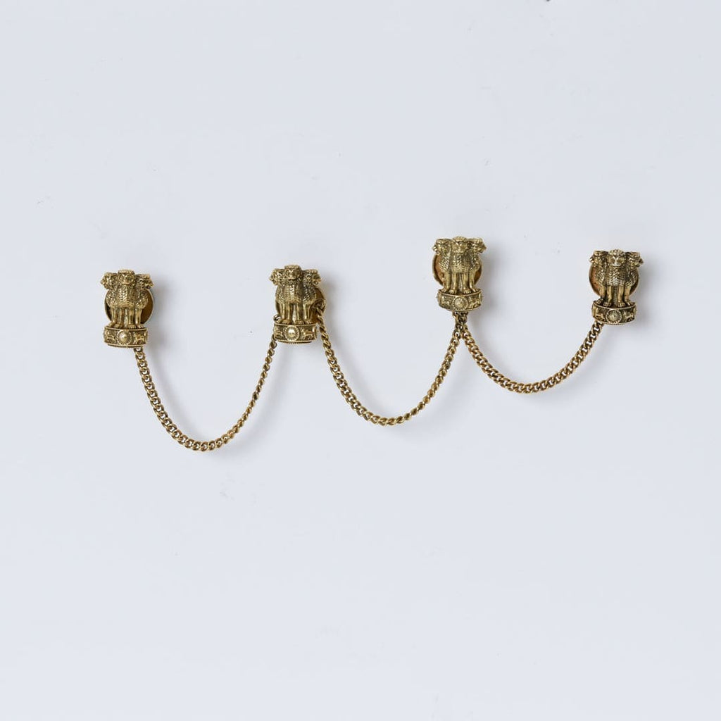 Emblem Kurta Button