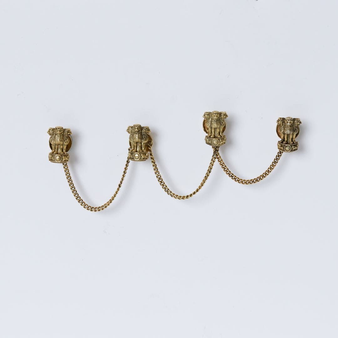 Emblem Kurta Button