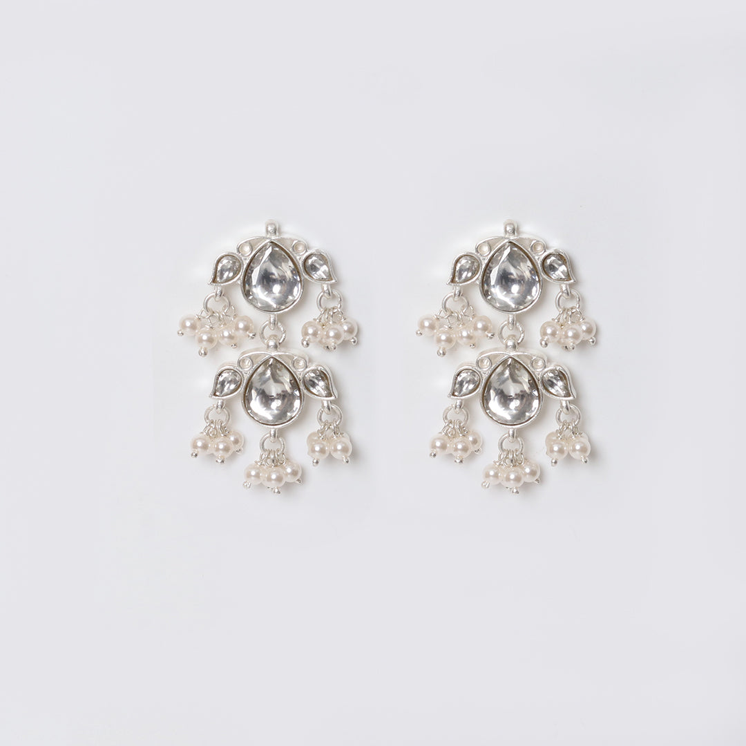 Kundan Pearl Earrings