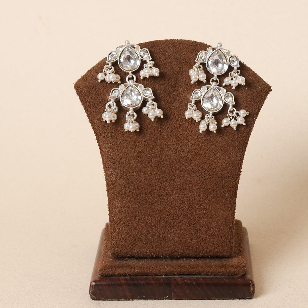 Kundan Pearl Earrings