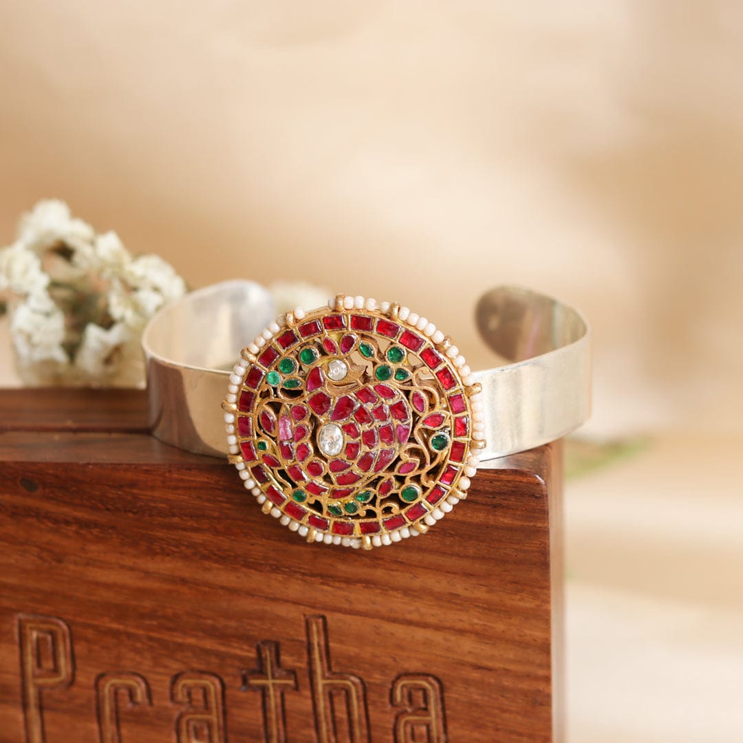 Dual Tone Peacock Handcuff