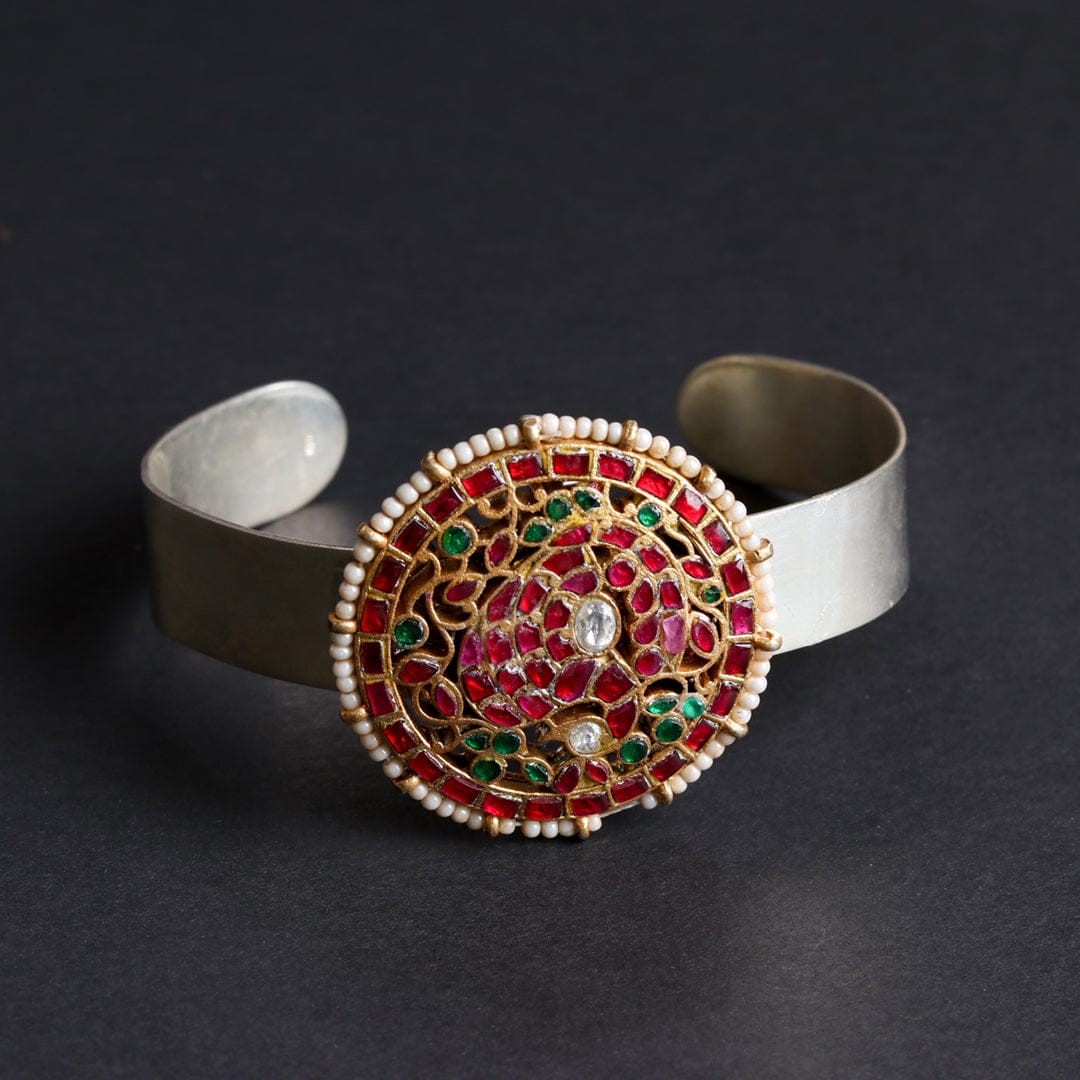 Dual Tone Peacock Handcuff