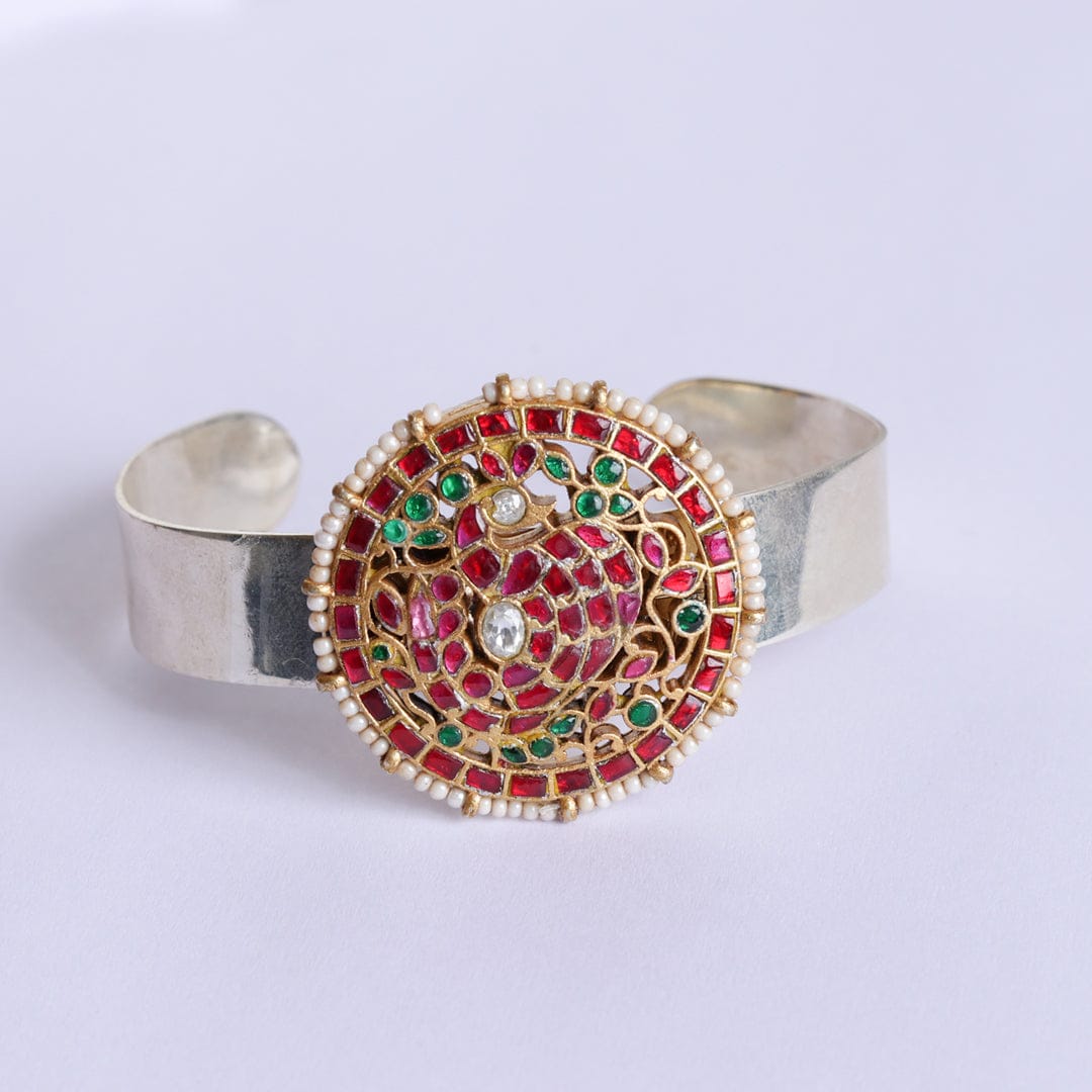 Dual Tone Peacock Handcuff