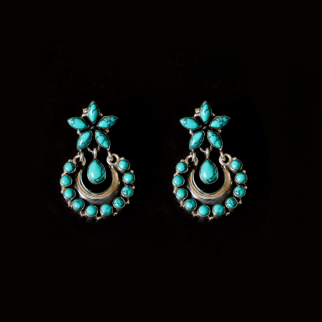 Hydro Turquoise Chandbali – view 4 of 8