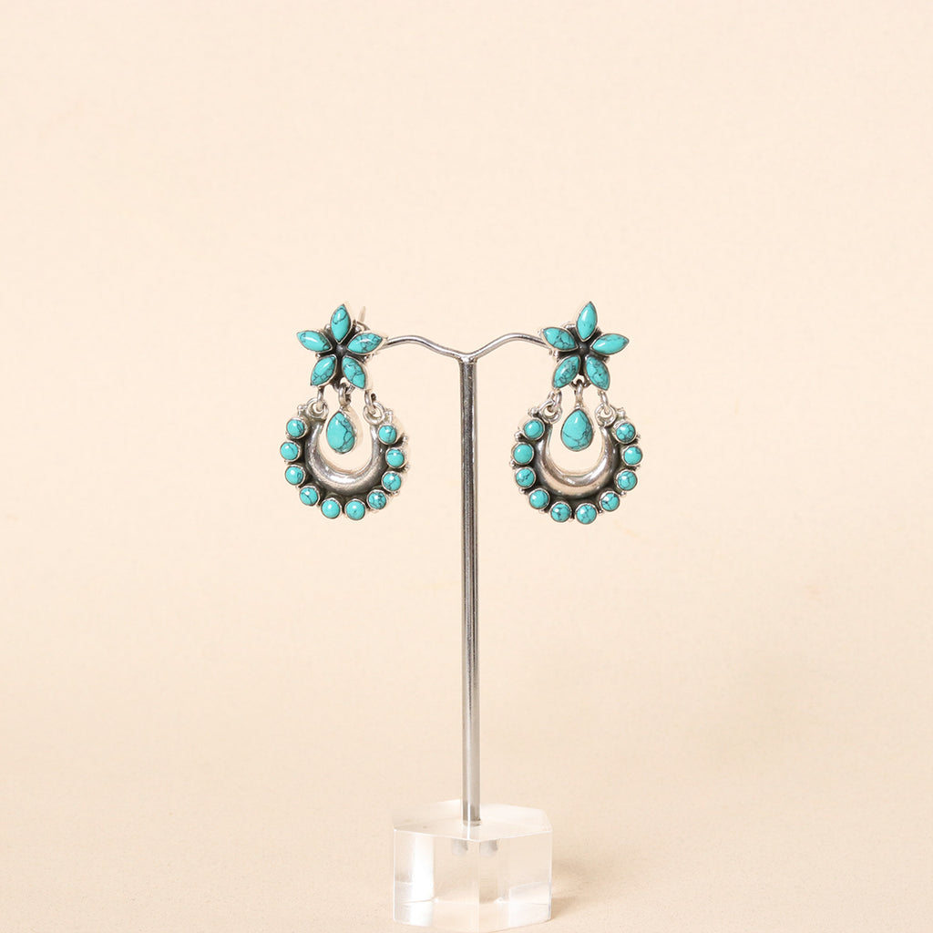 Hydro Turquoise Chandbali – view 5 of 8