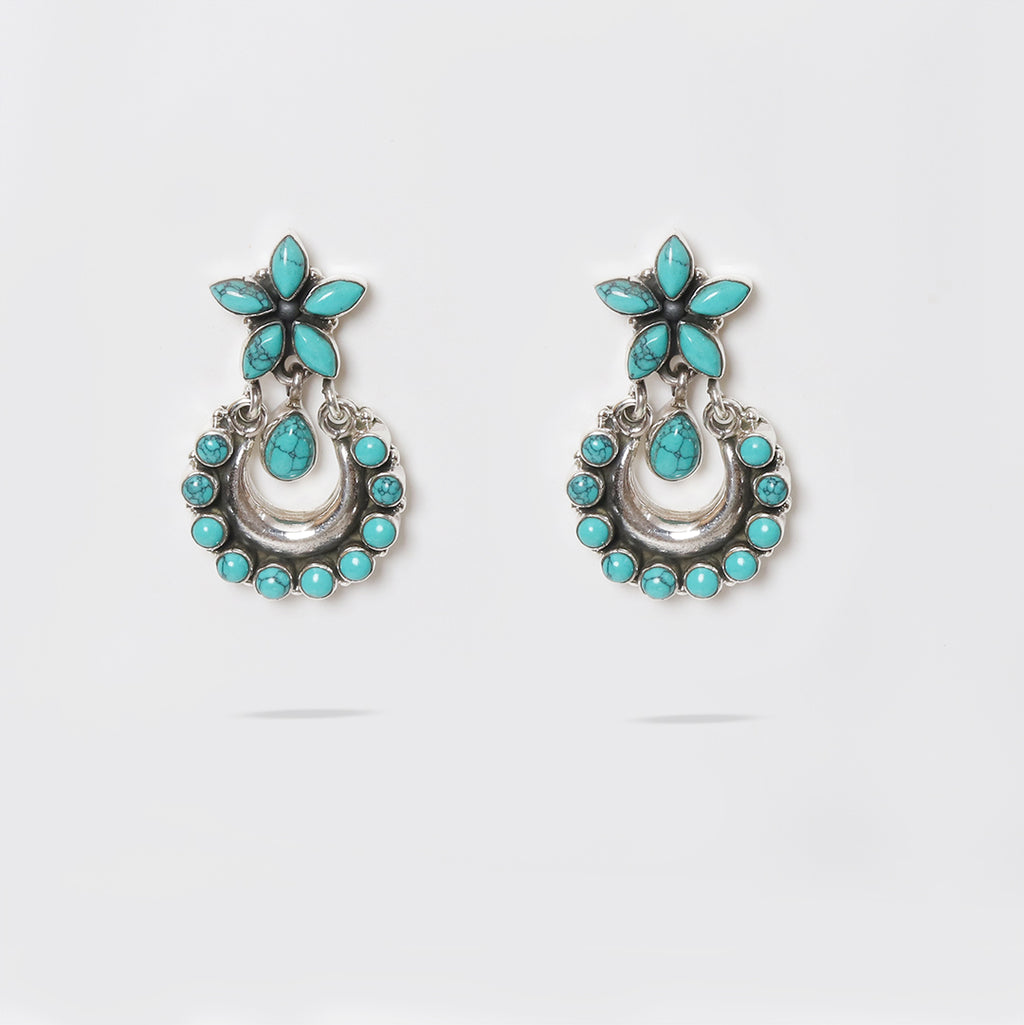 Hydro Turquoise Chandbali – view 2 of 8
