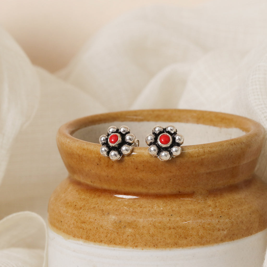 Coral Kudi Studs