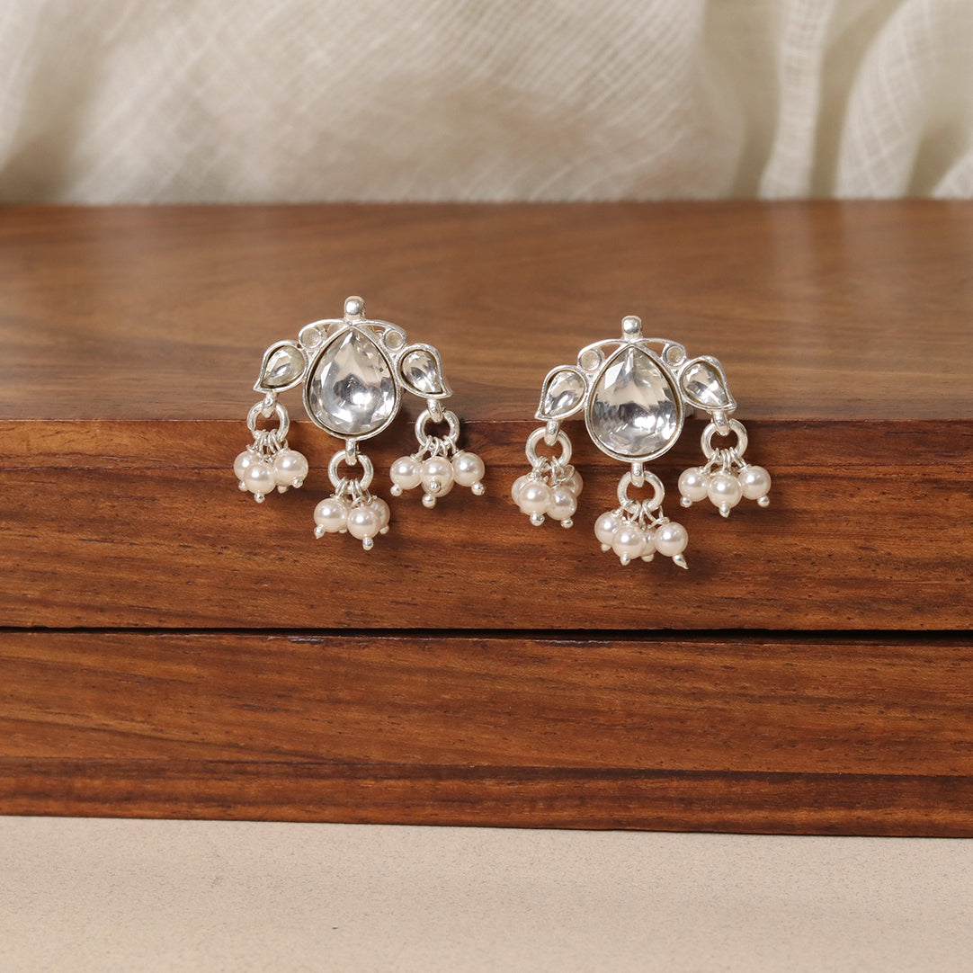 Kundan Pearl Earrings