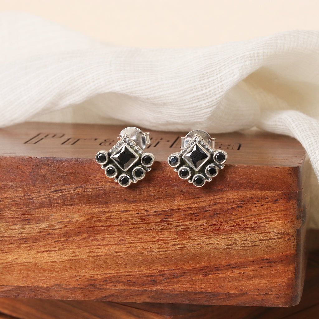 Black Onyx Studs