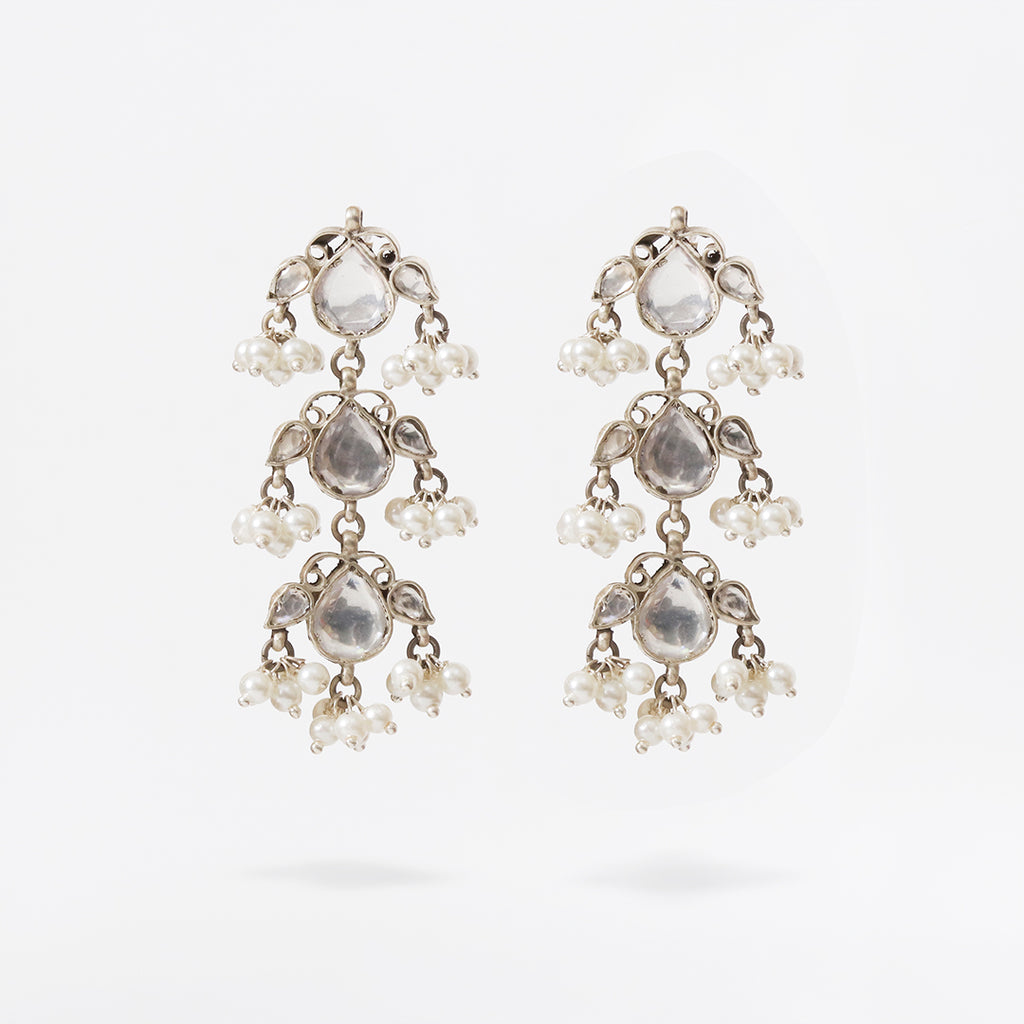 Kundan Pearl Earrings