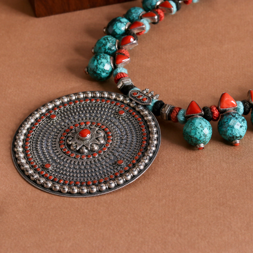 silver necklace