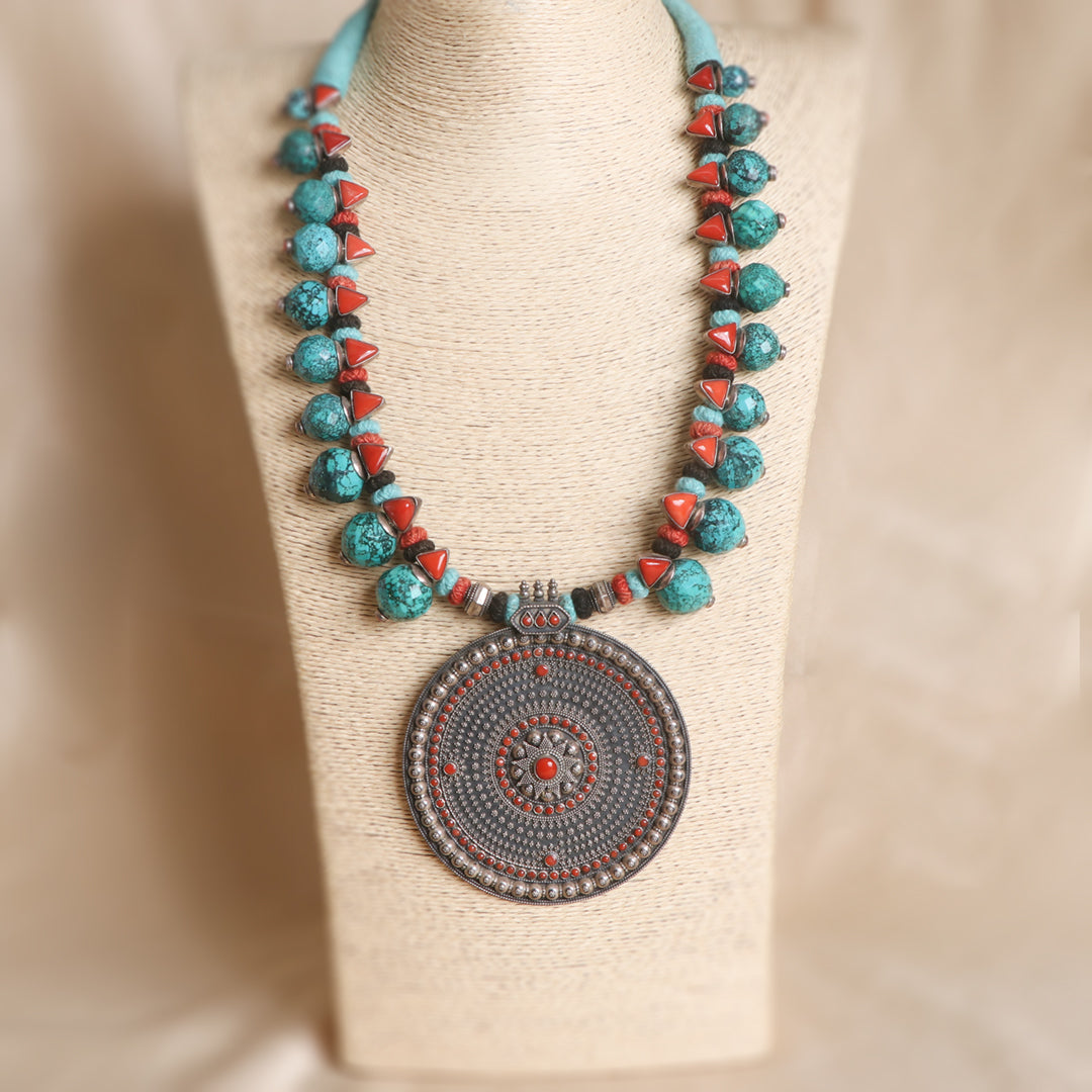 silver necklace