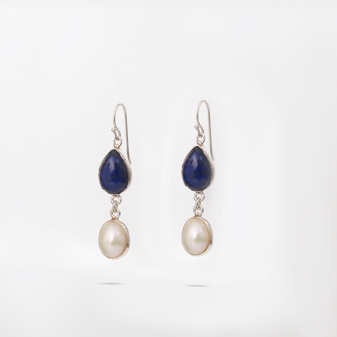 Lapiz Pearl earrings