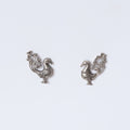 Oxidised Peacock Silhouette Studs – Oxidised, Stud earrings