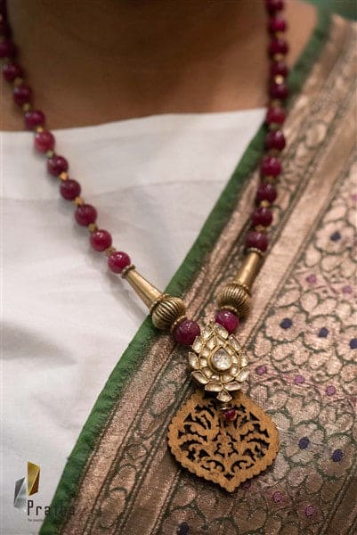 Kundan Pendant Mala