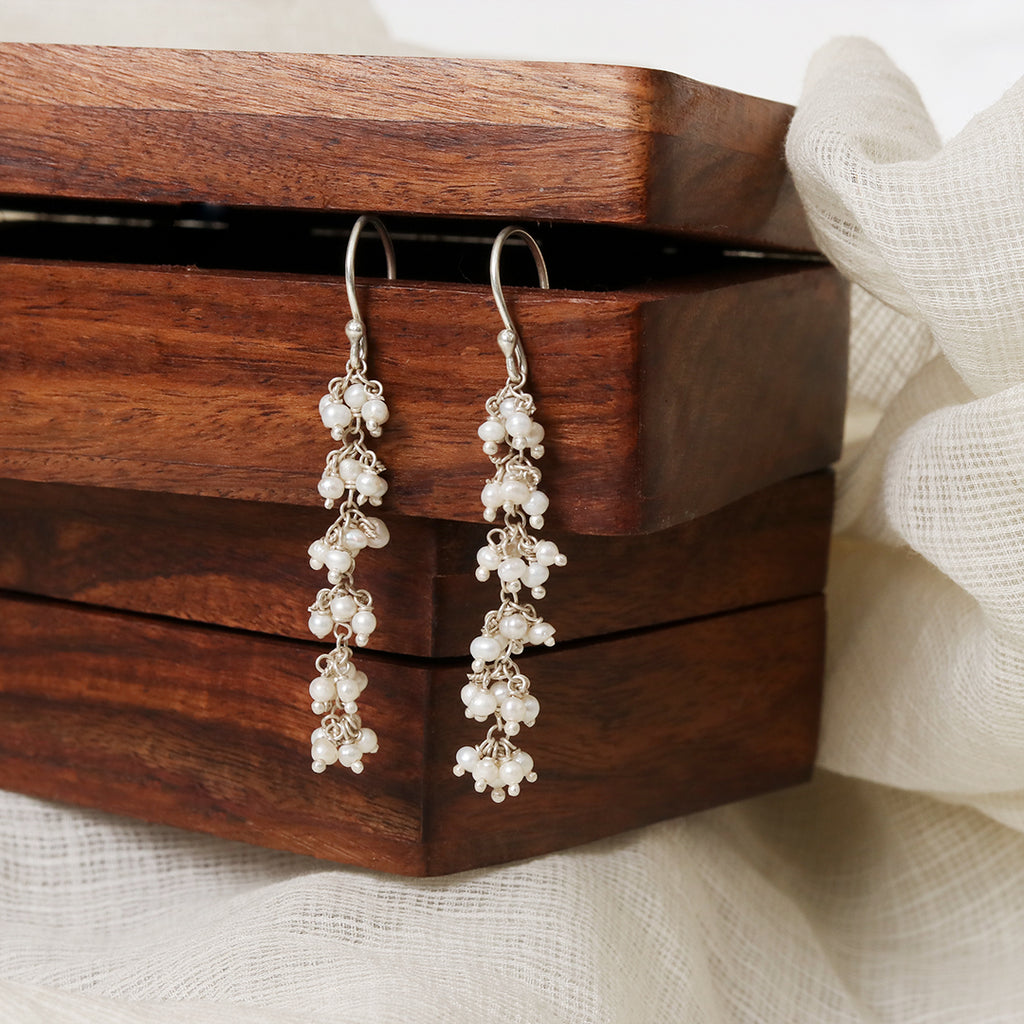 Gajra - Pearl Earrings – view 2 of 4