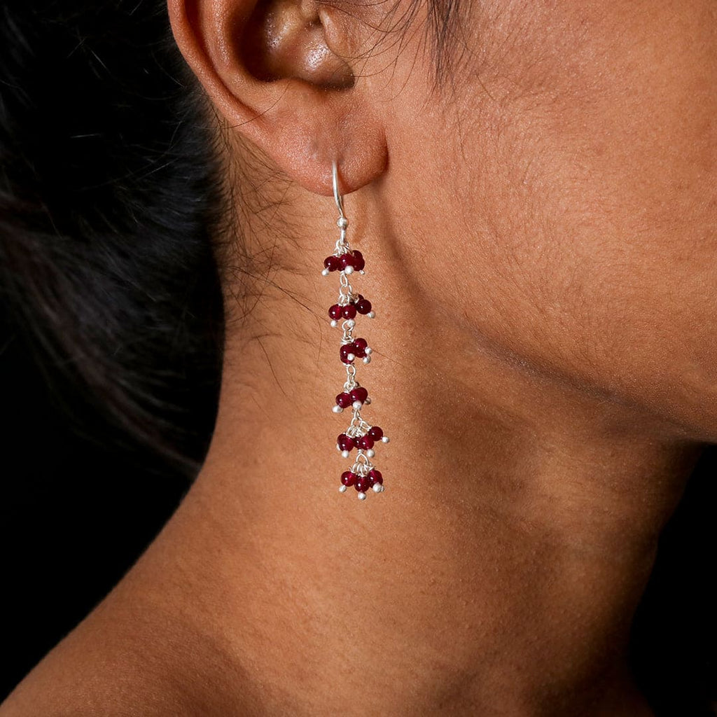 Gajra - Ruby Earrings – view 2 of 7