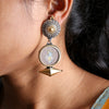 Handpainted Krishna Earrings