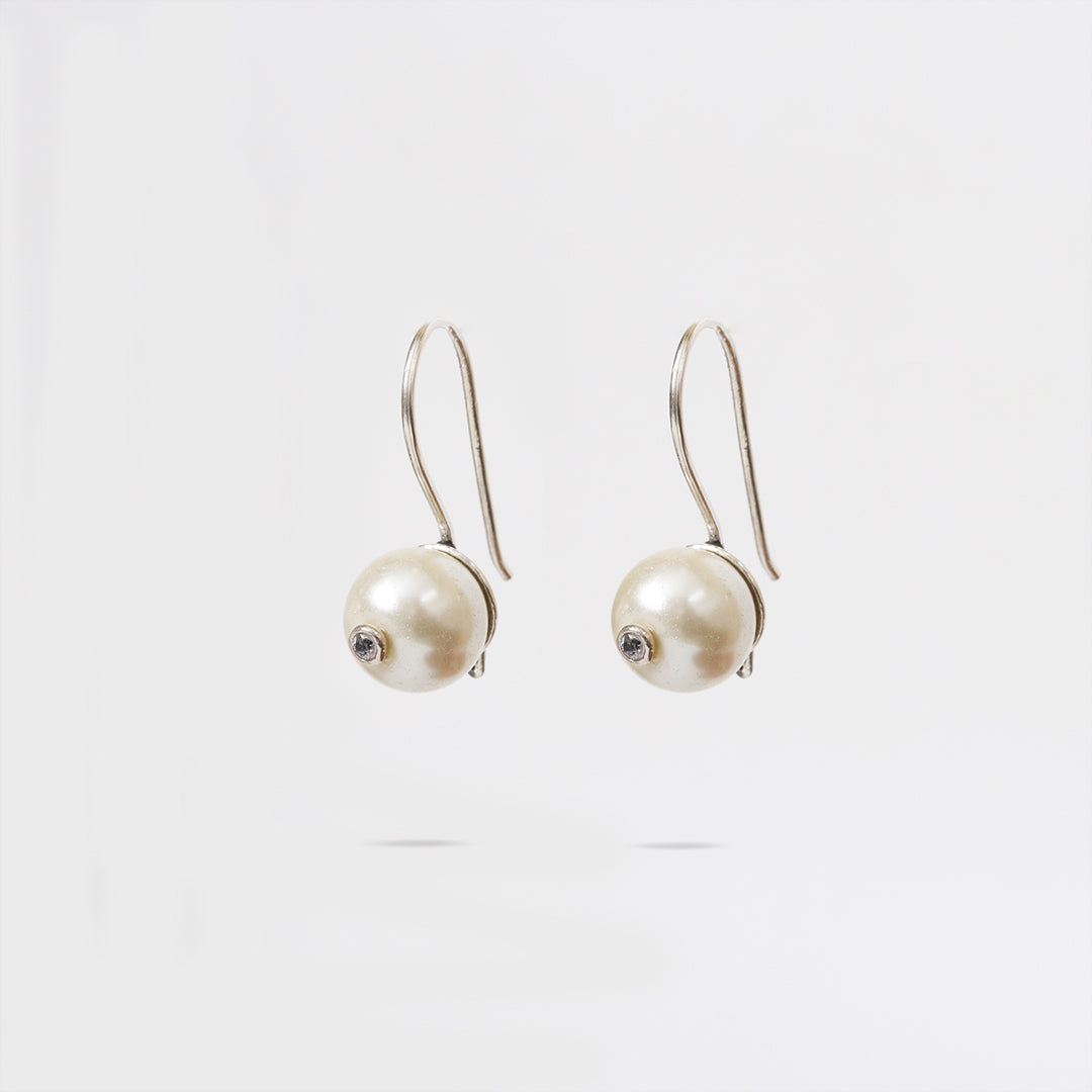Pearl Diamond Earrings