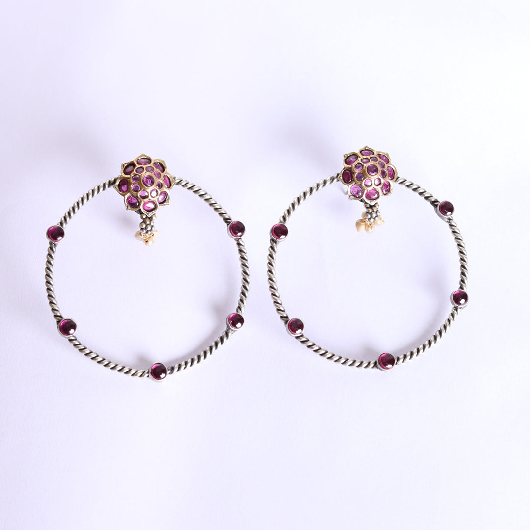 Silver earring