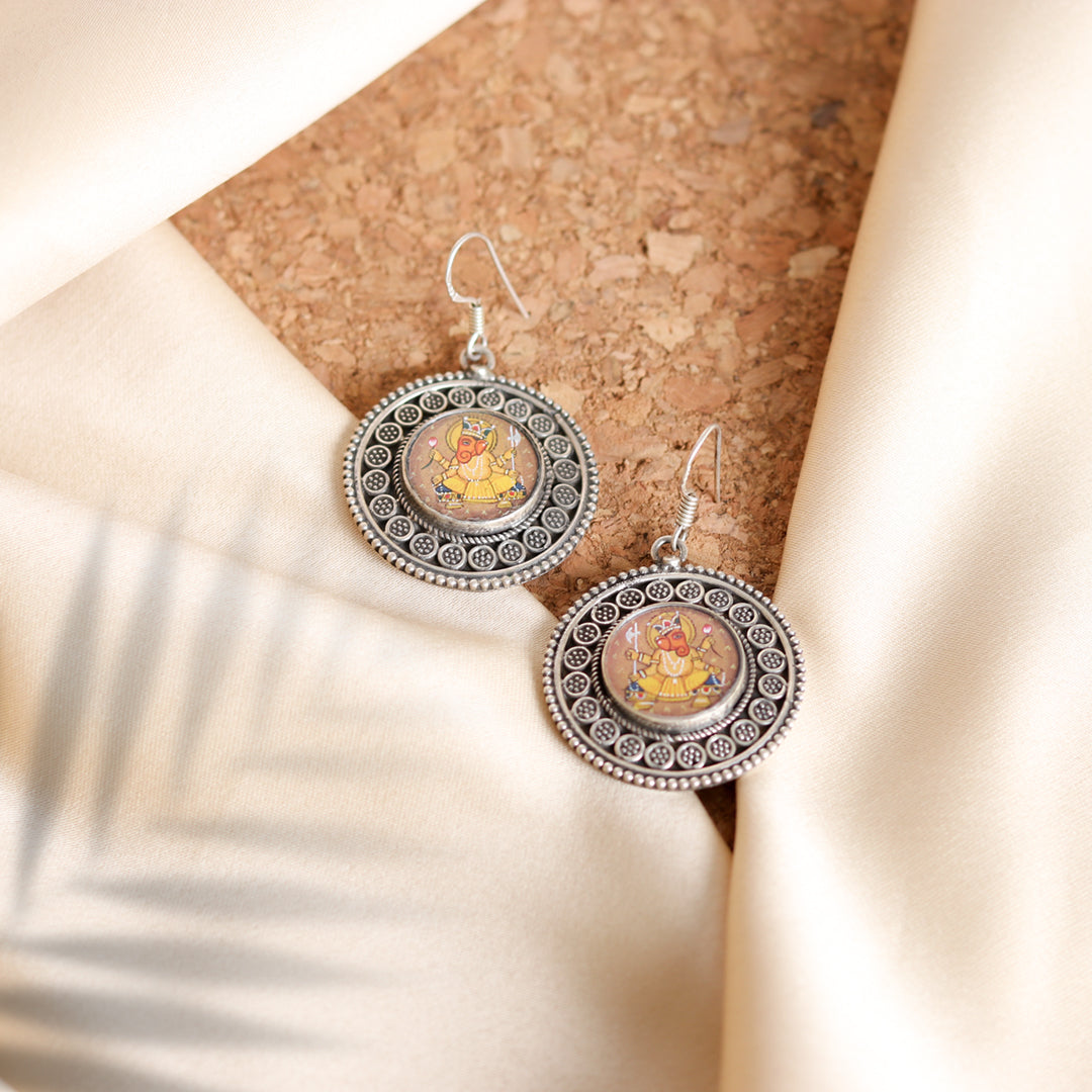 Silver earring