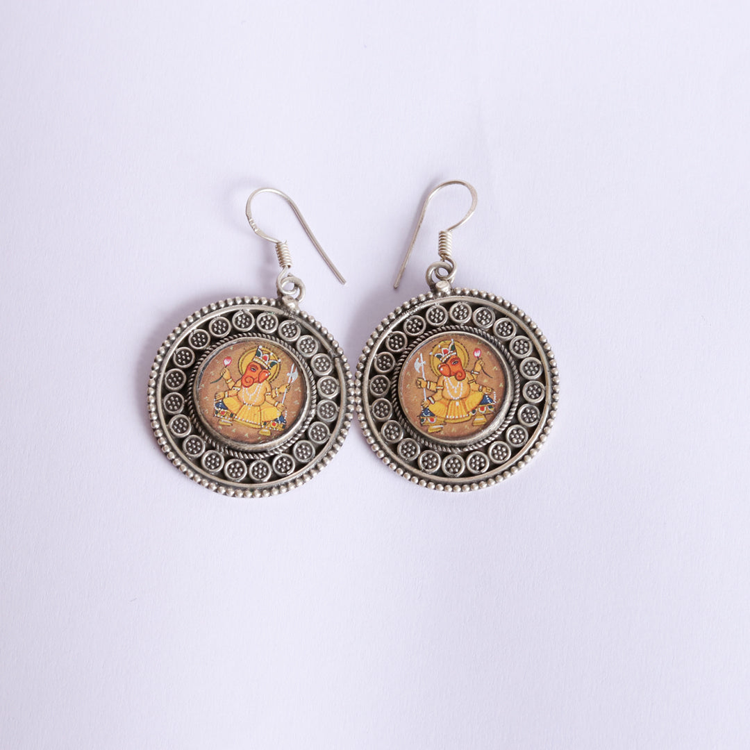 Silver earring