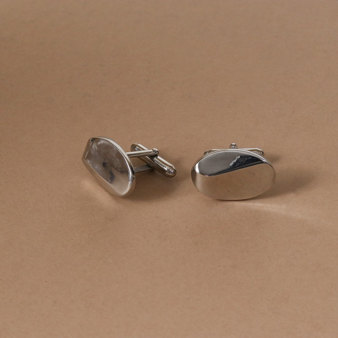 Minimalist Sterling Silver Cufflinks