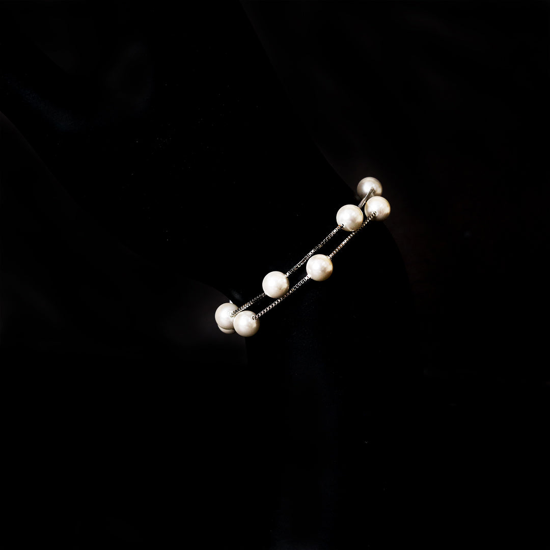 Double line pearl Bracelet