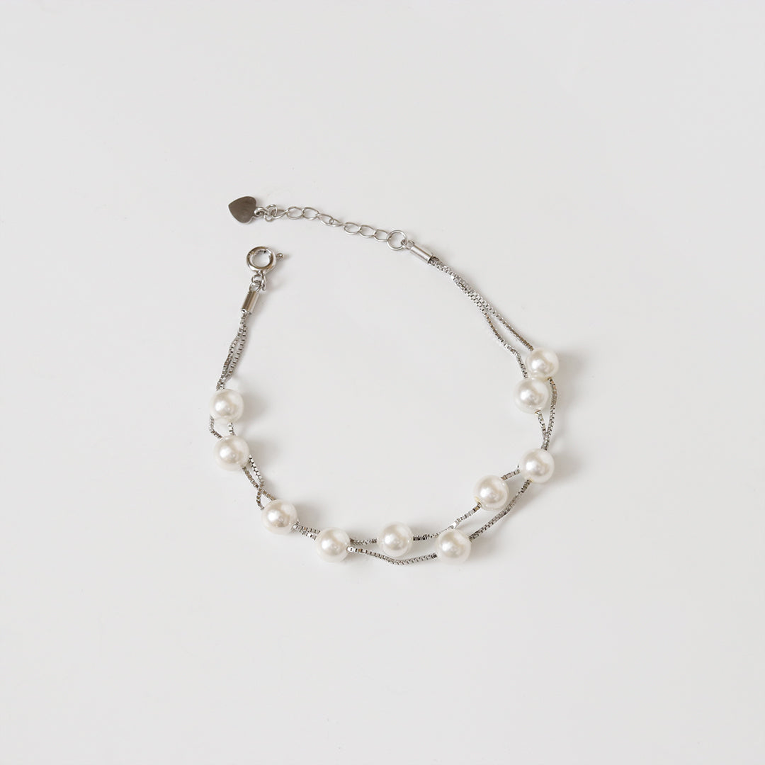 Double line pearl Bracelet