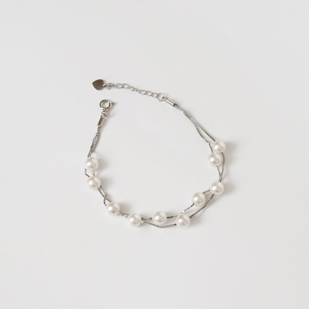 Double line pearl Bracelet