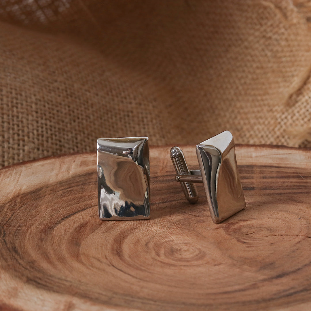 Minimalist Sterling Silver Cufflinks