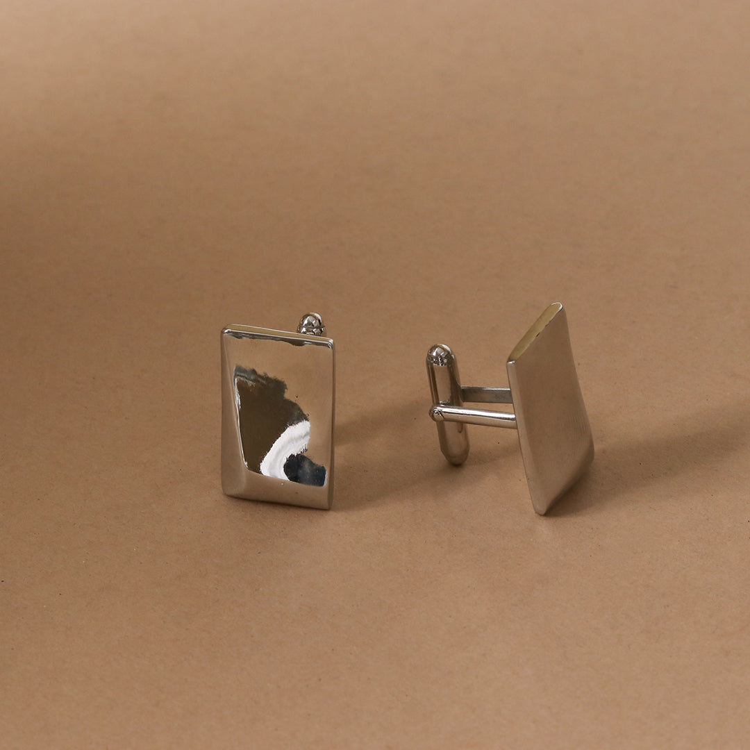 Minimalist Sterling Silver Cufflinks