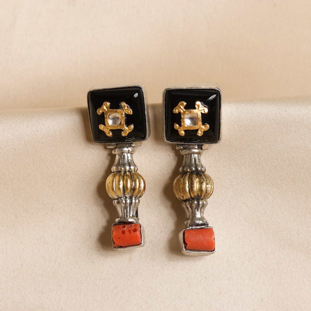 Anokhi - Black Onyx Earrings