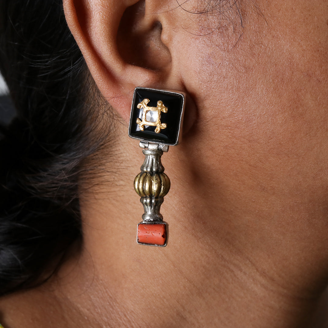 Anokhi - Black Onyx Earrings