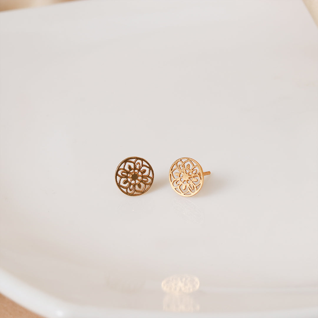 Delicate Gold-Plated Studs