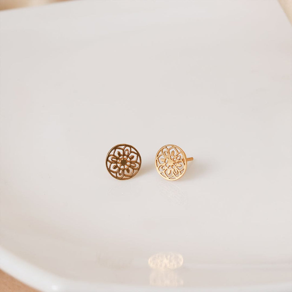 Delicate Gold-Plated Studs
