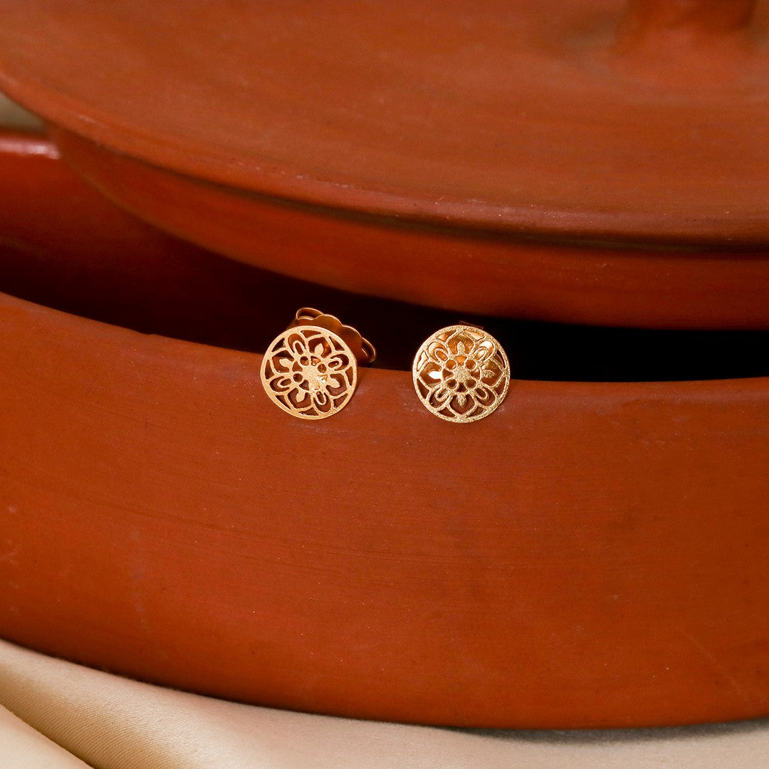 Delicate Gold-Plated Studs
