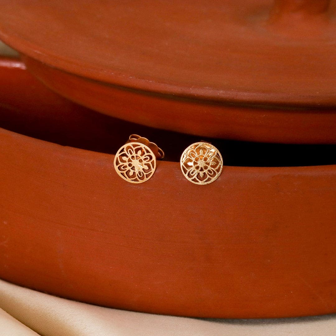 Delicate Gold-Plated Studs